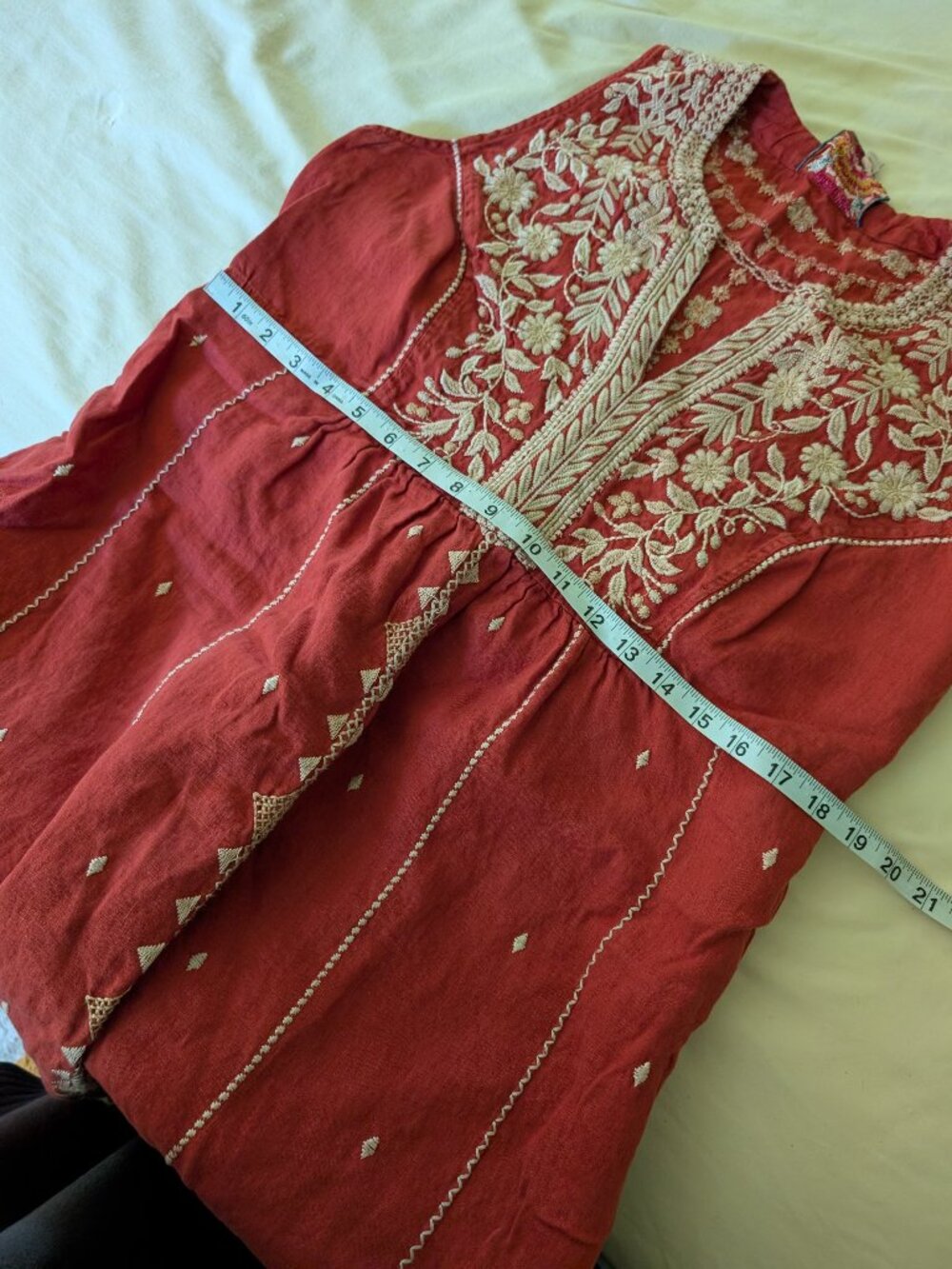 Johnny Was Corral Linen Dress - Picture 5 of 8